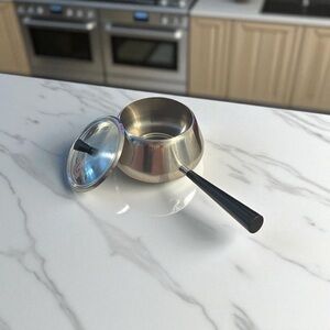 Vintage Spring Inox Swiss Fondue Pot - Mid-Century Modern Charm